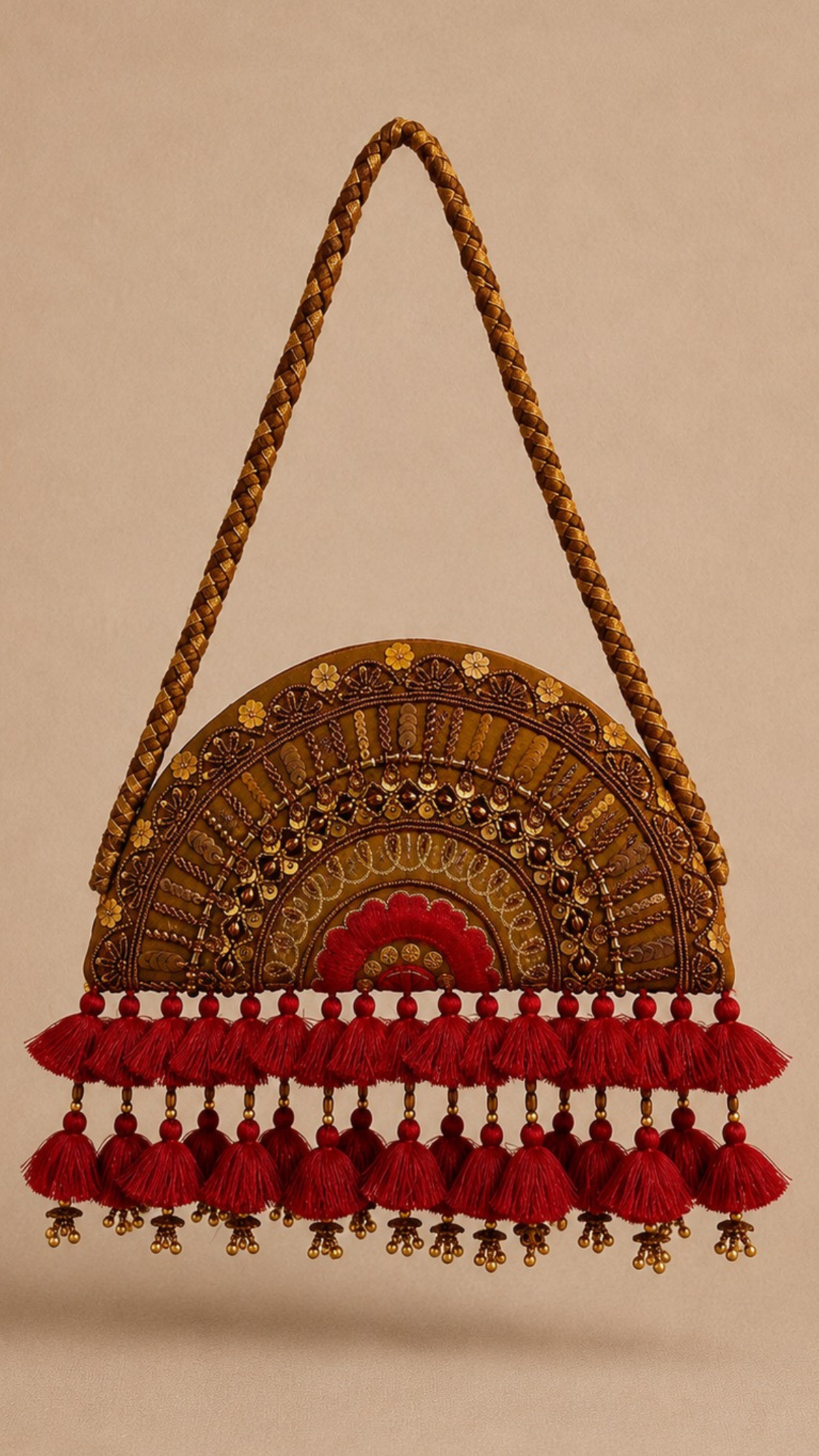 Gold Brown Bag